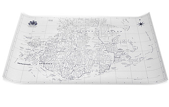 Map rolled